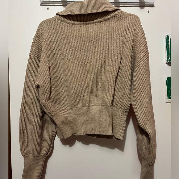 Oak + fort button high neck cardigan - Picture 4 of 4